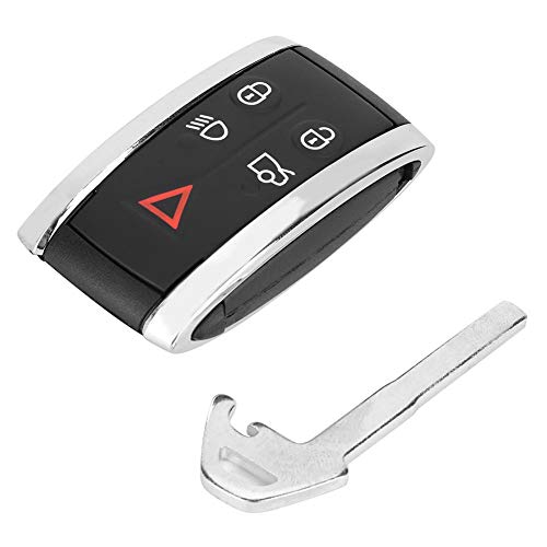 Car Key Fob, Car Remote Key Fob Shell Case Replacement Fits Per Xf 2009-2012 5 Button