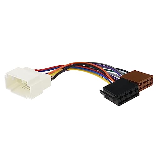 Ecsing 16 Pin Adattatore Standard Iso Connettore Lettore Cd Radio Stereo Cablaggio Compatibile Con Alto Grand Vitara Jimny Kizashi Liana S-Cross Swift