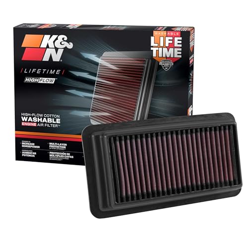 K&N Filtro Aria Di Ricambio Compatibile Con Honda Civic 1.5 2016- / Cr-V 1.5 2017- (33-5044)