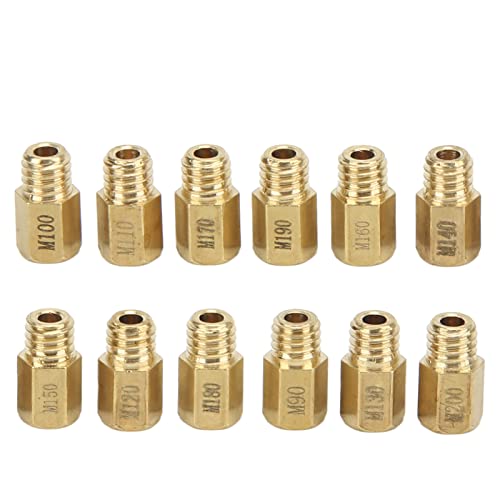 90‑200, Metal Gold Kit Getto Principale Carburatore 12 Pezzi Ugelli Carburatore Robusti Per Mikuni Vm Tm Tmx