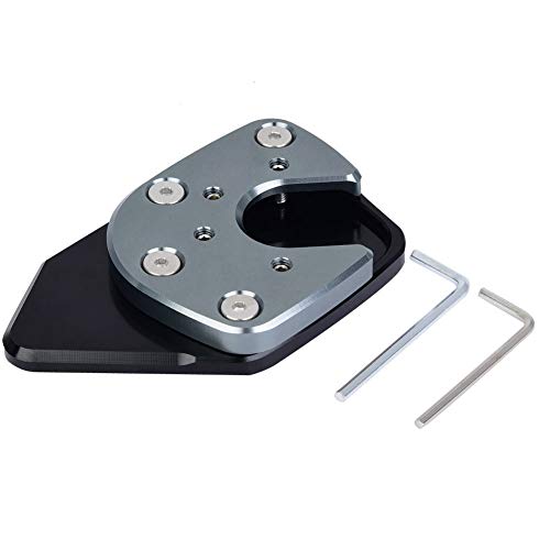 Powerlift Cuscinetto Del Cavalletto Laterale, Cuscinetto Di Estensione Del Cavalletto Del Cavalletto Laterale Antiscivolo For Moto Ingrandisci Compati