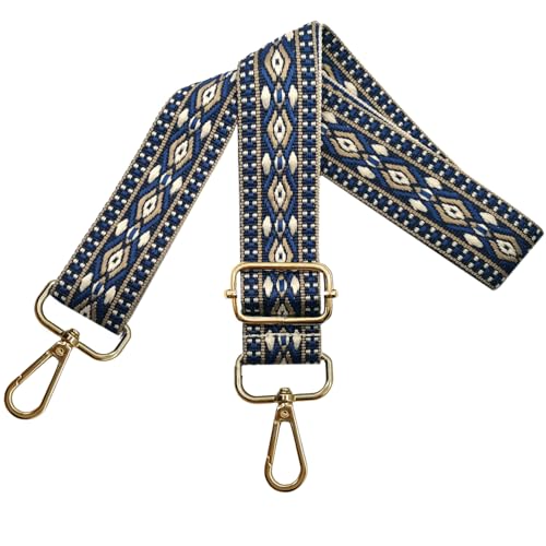 Tracolla Per Borsa Donna Regolabile, Cinghie Borsa Tracolla Colorata, Tracolle Per Borsa Larga 3.8Cm Con Oro Moschettoni Per Borsa Donna Crossbody Acc