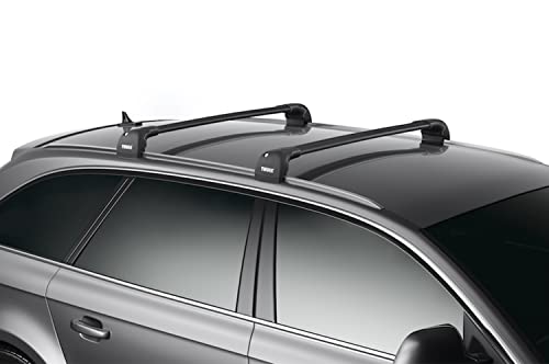 Thule 9595B Wingbar Edge - Barre Portatutto, Carico Massimo 75 Kg, Nero, M/L, Confezione Da 2
