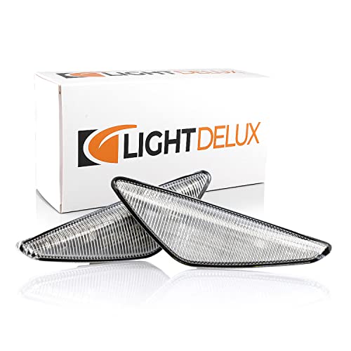 Lightdelux Ricambio Per 2 Indicatori Di Direzione Laterali A Led, Per Parafango Sinistro Destro Senza Messaggio Di Errore, Compatibile Con Bmw Serie 3