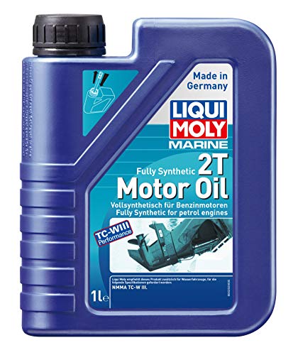 Liqui Moly 25021 2T Marine Barca A Motore Completamente Sintetico, 1 L