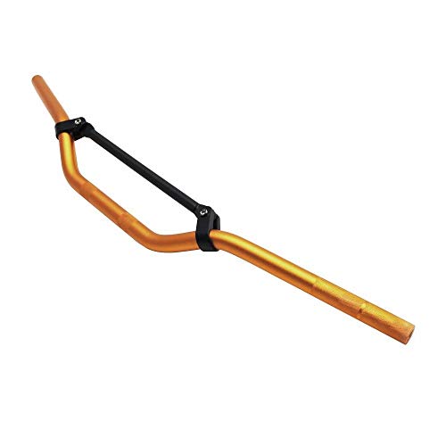 Replay - Manubrio Moto 50 Replay Cross Alluminio Oro L810Mm H50Mm Con Barra Di Rinforzo