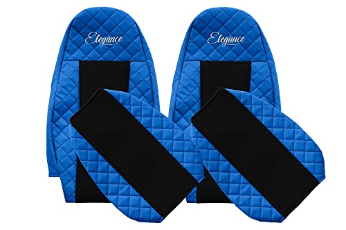 F-Core Coprisedili Camion Compatibile Per Volvo Fh 2 01.02-12.08 Fh 3 01.09-12.12 Blu