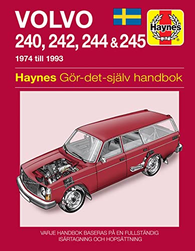 Volvo 240, 242, 244 And 245 1974 - 1993 Haynes Repair Manual (Svenske Utgava)