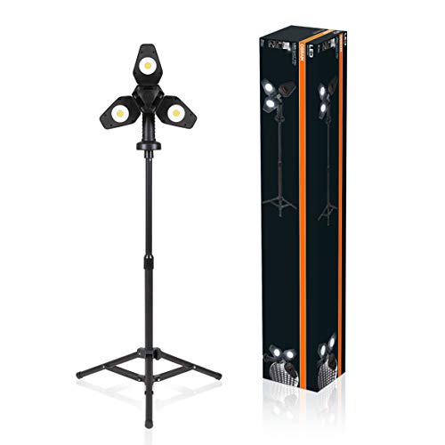 Osram Ledil Heli 1000 Ledinspect Flooder Helicopter, Faretti Led Orientabile Con Treppiede, Batteria Ricaricabile