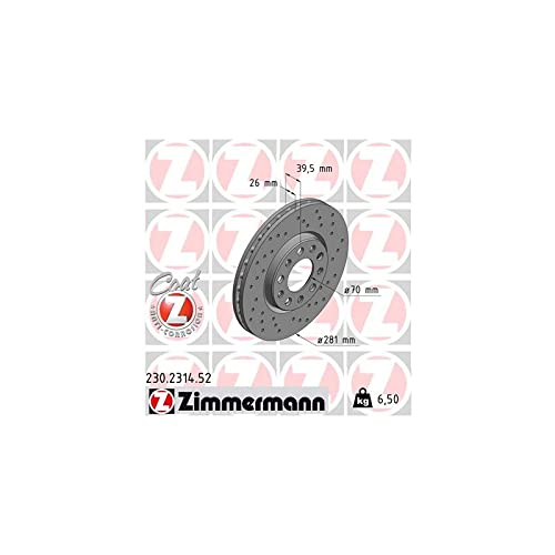 Zimmermann 230.2314.52 - Disco Freno