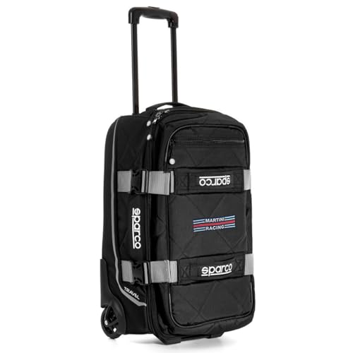Sparco Zaino Da Viaggio Nero/Grigio Martin, Nero Grigio, 42/50 Eu