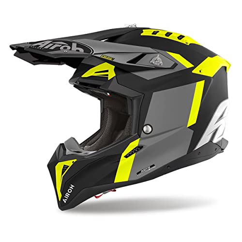 Airoh Casco Offroad Aviator 3 Glory Yellow Matt M