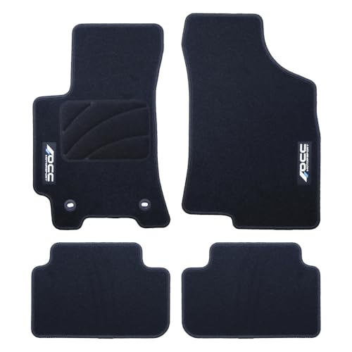 Tappeto Su Misura Daewoo Lanos (1997-2002) 5 Pezzi Logo Occ