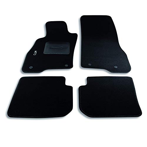 Bottari 39020 Set Tappeti Auto Su Misura In Moquette, Nero, 4 Pezzi
