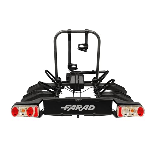 Farad Portabici Per Gancio Traino Susa Per Biciclette Anche E-Bike E Fat-Bike (2 Bici)