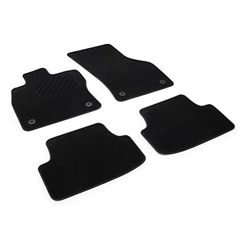 Volkswagen 5H9061404Bwgk - Tappetini In Tessuto Plus, 4 Pezzi, Colore Nero, Solo Per Varianti/Alltrack, Solo Per Mild-Hybrid Mhev