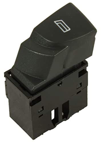 Taros Trade Centralina Alzacristalli Anteriore Single Pulsante Nero On-Off-On Connettore 6 Pin