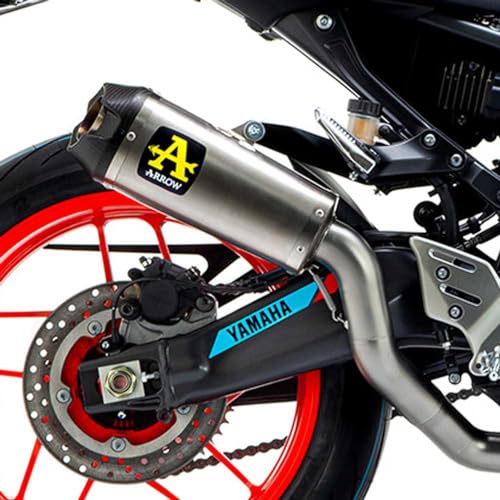 Arrow Marmitta Omologata Works Titanio Yamaha Mt-09 '21 Con Fond.Carby Per Collettori Arrow (V.Alta/Bassa)