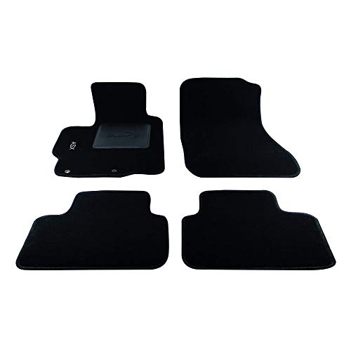 Bottari 39064 Set Tappeti Auto Su Misura In Moquette, Nero, 4 Pezzi