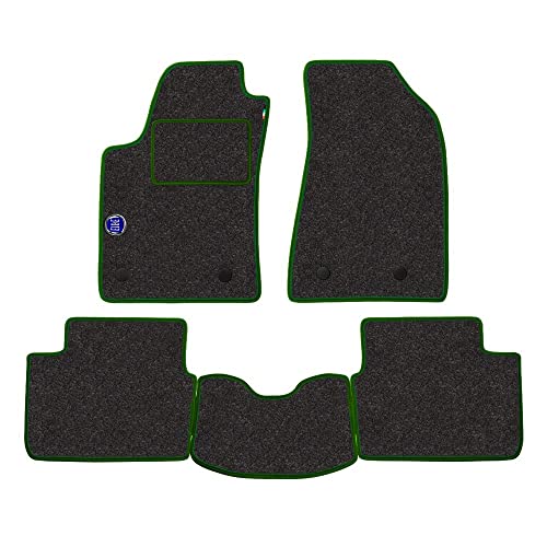 Set Tappetini Realizzato Per Alfa Romeo Mito Da Anno 2008 In Poi In Moquette Automobilistica Made In Italy Grigio Con Marca