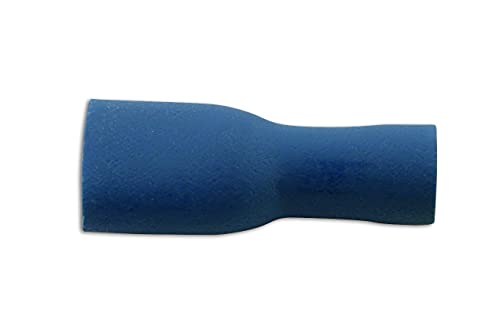 Connect Workshop Consumables 36873 Blue Fully Insulated Female Push On Terminal 6.3Mm 10Pc