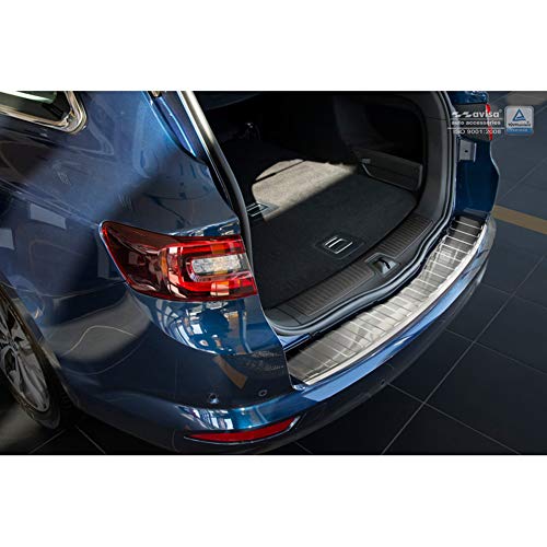 Avisa Protezione Paraurti Posteriore In Acciaio Inox Compatibile Con Renault Talisman Grandtour 2016- 'Ribs'