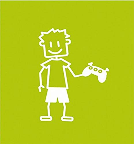 Altium 3007060 - Adesivo Di Bambino Con Gamepad, Colore Bianco