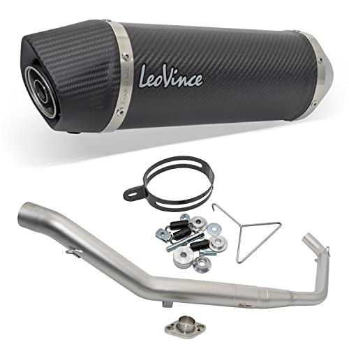 Leovince Sbk Lv One Evo 1/1 Yamaha Mt-125 / Yzf-R125 Carb With Catalyst