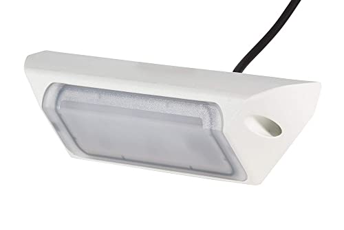 Hella Led Faro Da Lavoro - Fms Base - 24V / 12V - 1200Lm - Avvitato - Fissaggio A Due Punti - Illuminazione Pianale - Cavo: 500Mm - Spina: Estremità D
