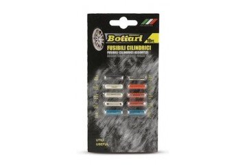 Bottari 30110 Cartella Da 10 Fusibili Cilindrici, Omologati, Assortiti
