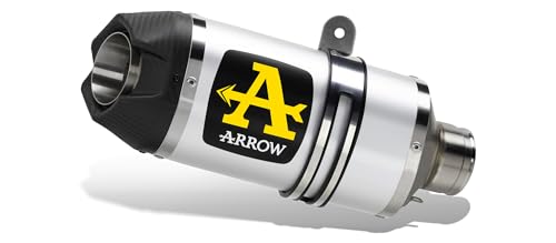 Arrow Marmitta Omologata Indy Race Alluminio Dark Raccordo Saldato Hq Svartpilen 125 '21 Con Fond.Carby Ric.Originale