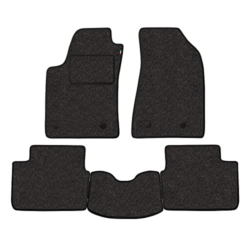 Set Tappetini Realizzato Per Alfa Romeo Mito Da Anno 2008 In Poi In Moquette Automobilistica Made In Italy In Colore Grigio