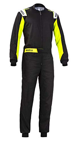 Sparco 002343Nrgf3L Rookie Tuta Da Kart, L, Blck/Fl