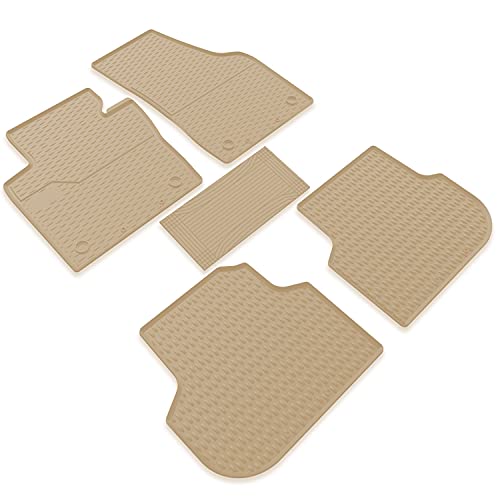 Fm-2307 - Set Di Tappetini In Gomma, Leon (5F) Dal 2013 -> Beige