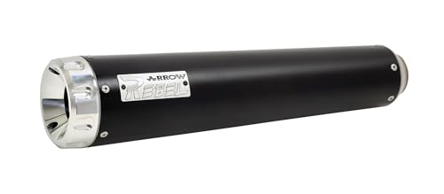 Arrow Marmitta Omologata Rebel Nichrom Dark Honda Cl 500 '23 Con Fond.Alluminio Nero Ric.Orig.+Ric.Arrow