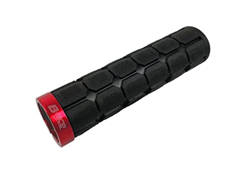 B-Race 1600211 Manopole, Nero/Rosso, Set Di 2