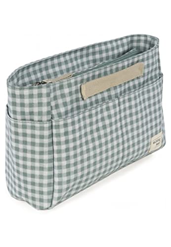 Walking Mum. Borsa Organizer Piccolo Per Accessori Da Viaggio E Igiene Del Bambino. Pratico E Comodo Da Trasportare. Colore Verde. Dimensioni 26 X 16