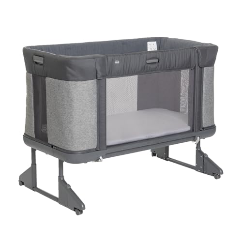 Chicco Next2Me Forever, Culla Neonato Fianco Letto, Compatibile Con Diversi Letti, Culla Neonato 3 In 1, Altezza Regolabile, Buona Circolazione Dell'A