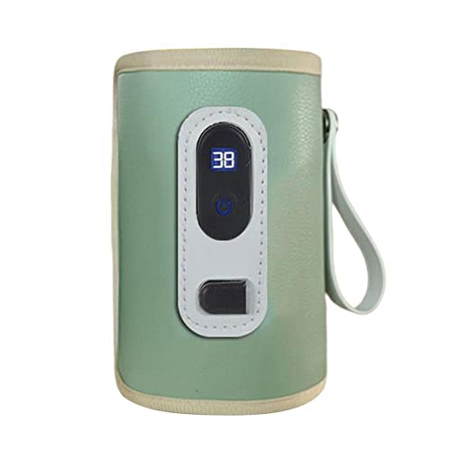 Cosmin Scaldabiberon Da Viaggio Con Porta Usb Per Latte, Passeggino, Borsa Termica Per Allattamento, Scaldabiberon Per Esterni, Colore Verde