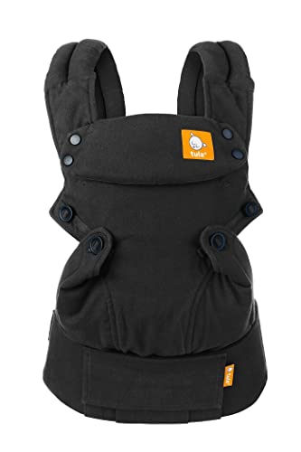 Tula Hemp Explore Marsupio Dalla Nascita, Marsupio 3 In 1 Rivolto Verso L'Esterno, Marsupio Ergonomico Regolabile (3,2 - 20,4 Kg) (Obsidian)