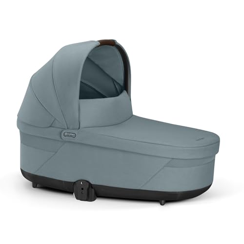 Cybex Navicella Gold Cot S Lux, Dalla Nascita A Circa 6 Mesi (Max. 9 Kg), Per Cybex Balios S Lux E Talios S Lux, Blu Tempestoso