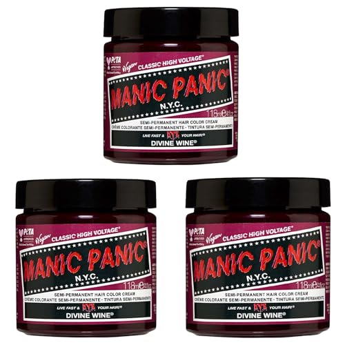Manic Panic Divine Vin Senza Crudeltà, Vegan E Vibrante 3 X 118Ml