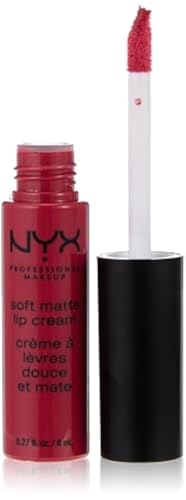 Nyx Professional Makeup Soft Matte Lip Cream, Finish Matte E Cremoso, Colore Extra-Pigmentato, Long Lasting, Tonalità: Prague