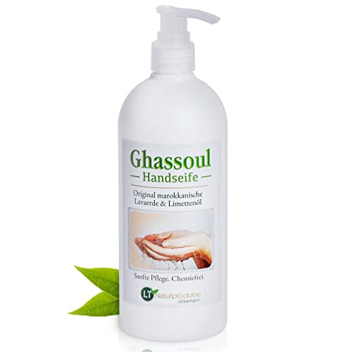 Lt- Naturprodukte Sapone Mani Con Argilla, Al Profumo Di Limette, Senza Additivi Chimici | 500 Ml Con Erogatore | Vegano E Ipoallergenico | Biologico