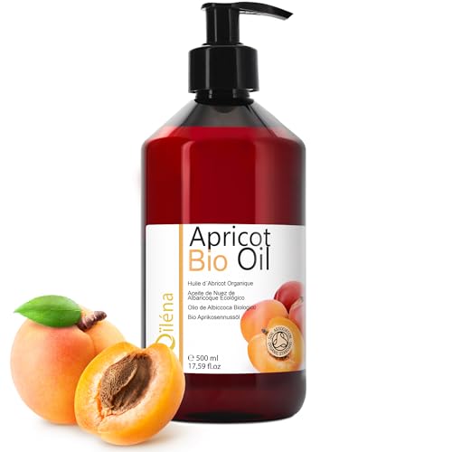 Oïléna Olio Di Albicocca Bio Nativo Extravergine Olio Di Nocciolo Albicocca 100% Puro Spremuto A Freddo Olio Abbronzante Olio Doposole Olio Bebe Olio