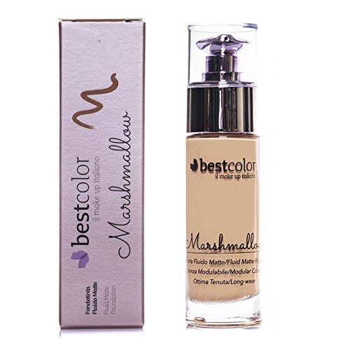 Best Color Fondotinta Fluido Matte Marshmallow 01 Almond 30 Ml
