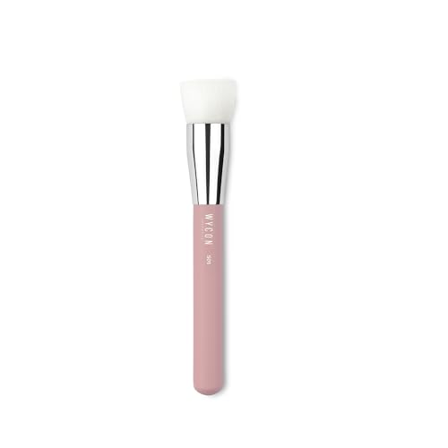 Wycon Cosmetics Pennello Make Up Viso -Face Treat Brush S01 - Pennello Viso Setole Fitte E Piatte Skin Care Creme Sieri E Primer