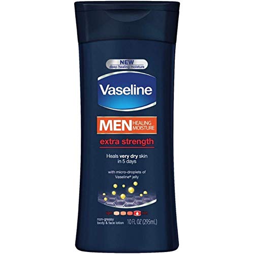 Vaseline Lozione Da Uomo Extra Forte, 283,5 G, Confezione Da 3