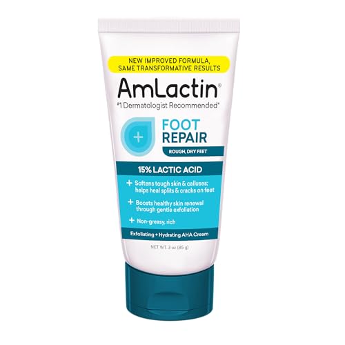 Amlactin Foot Repair Foot Cream Therapy, 3 Tubi, Aha Cream