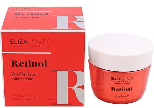 Eliza Jones Crema Per Il Viso Da 50 Ml, Idratazione Intensa, Prevenzione Delle Rughe E Radiante Effetto Cutaneo (Retinol Wrinkle Repair)